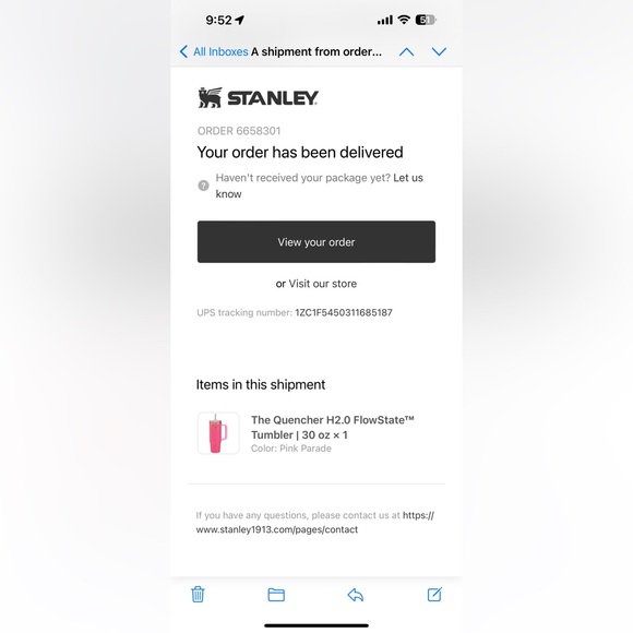 Limited edition Stanley Pink Parade 40 oz. - Picture 2 of 2